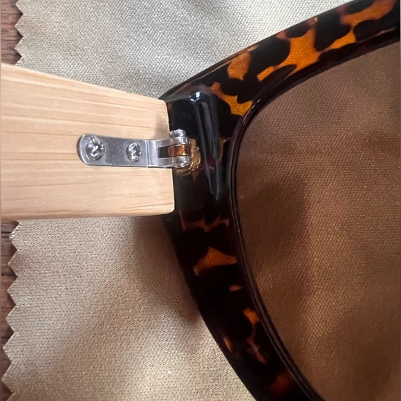 Kahoy sunglasses womens bamboo polarized tortoise - Picture 2 of 6